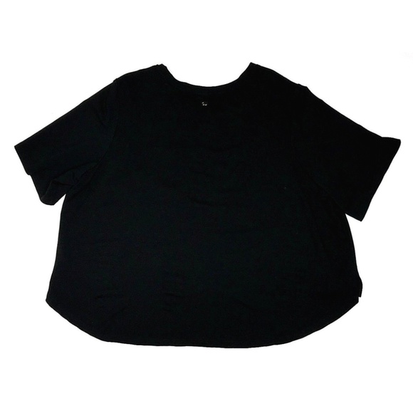 Seven7 Short Sleeve Hi Lo Crop Top - Picture 2 of 6